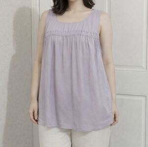 Simply Vera Vera Wang Lavender Sleeveless Blouse